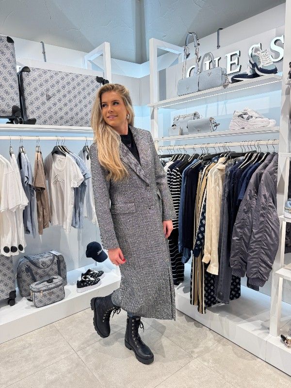 Guess - Stefania Fitted Coat - Grijs