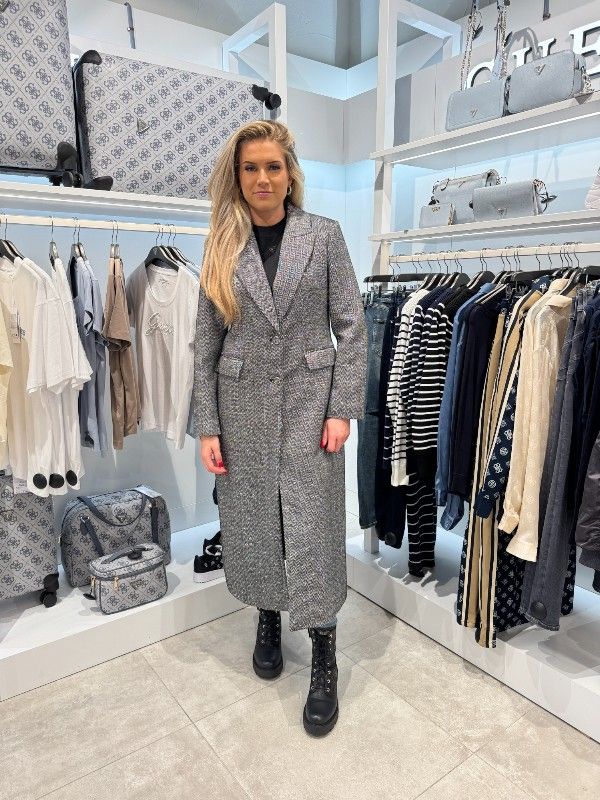 Guess - Stefania Fitted Coat - Grijs