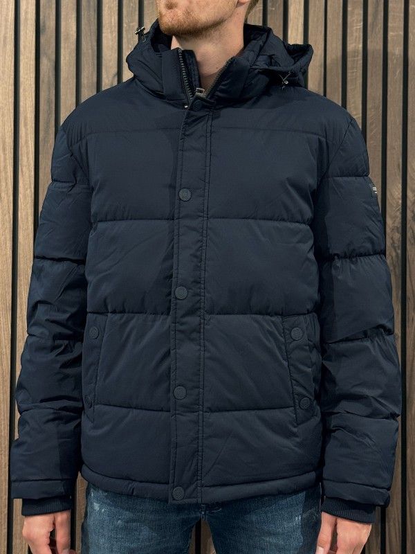 Guess - Strech Puffa Jacket - Blauw