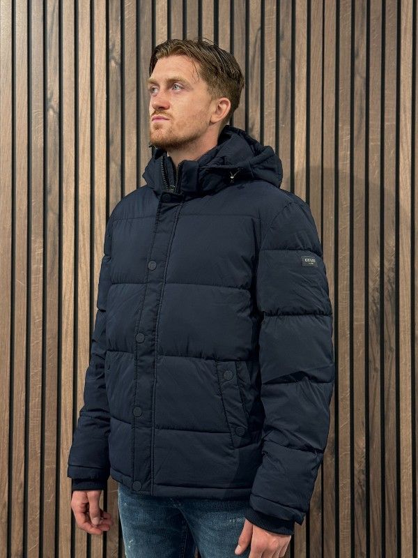 Guess - Strech Puffa Jacket - Blauw