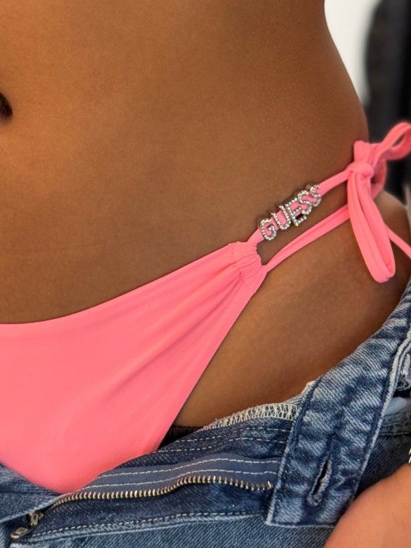 Guess - String Brief Bikini Broekje - Roze