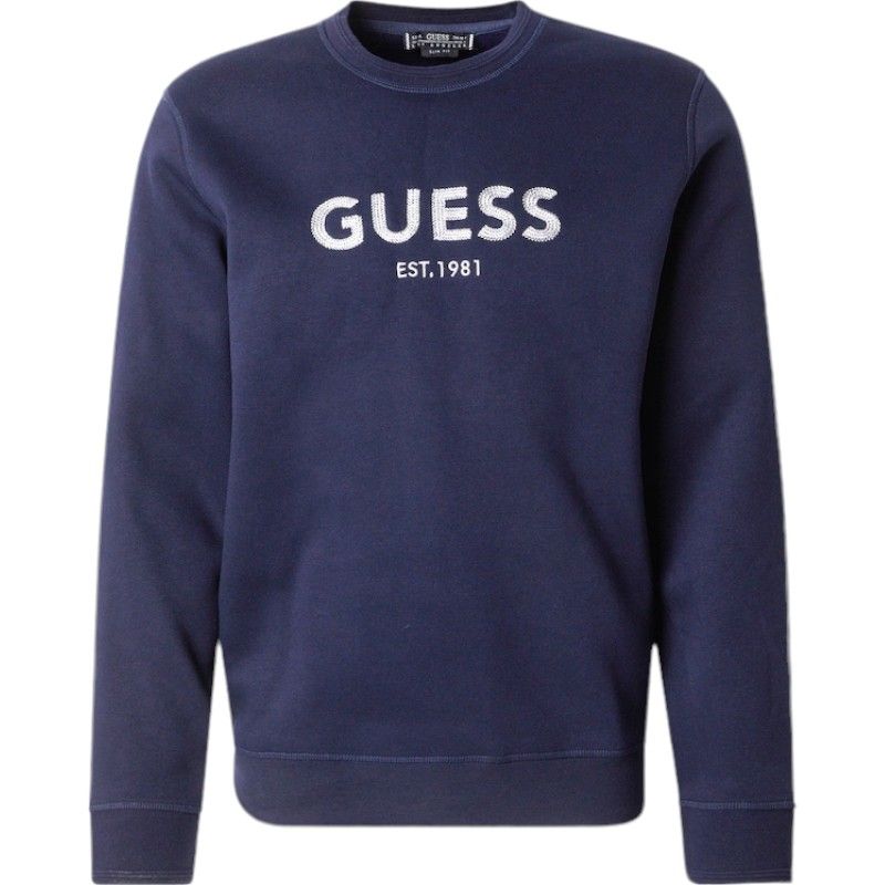 Guess - Guess Box Cn Sweatshirt - Blauw