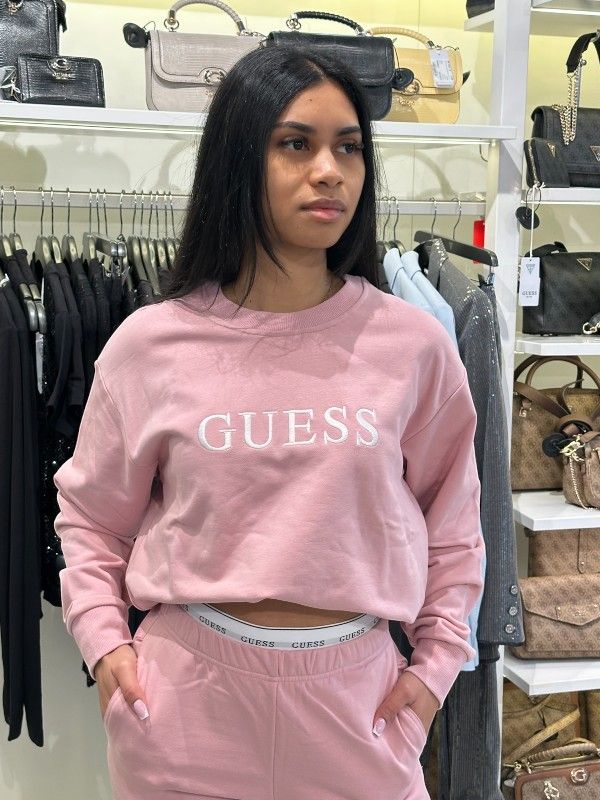 Guess - Sofia Round Neck - Roze