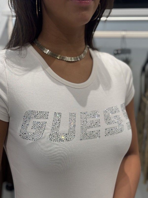 Guess Active - Peony Boxy Tee - Beige