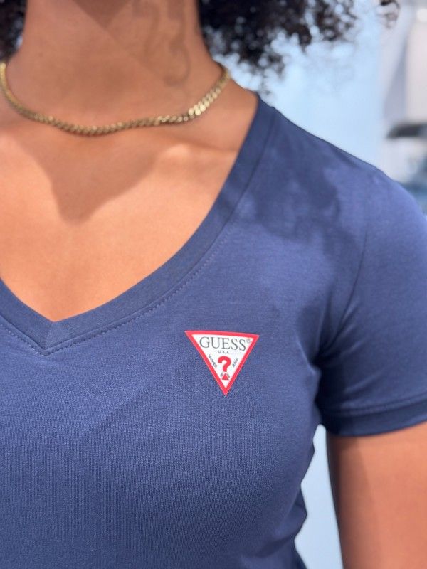 Guess - T-shirt - Donkerblauw