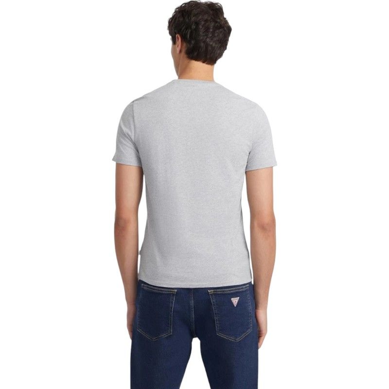 Guess Jeans - Gj Ss Cn Slim Logo Embro Tee - Grijs