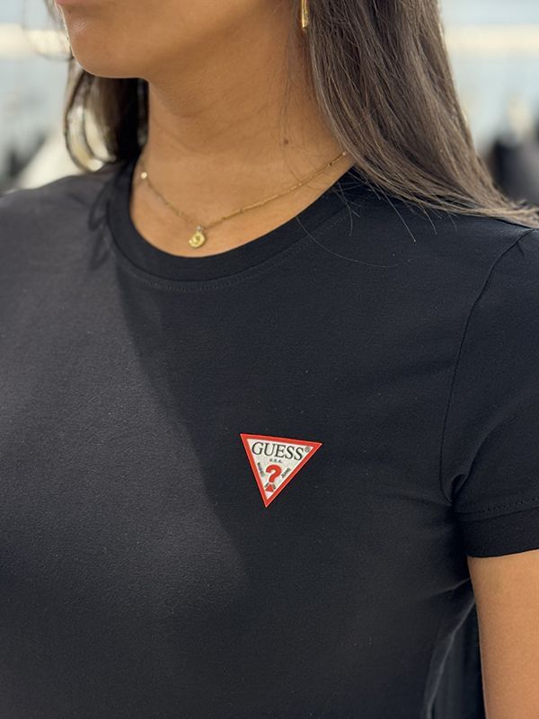 Guess - Basic Tee - Zwart