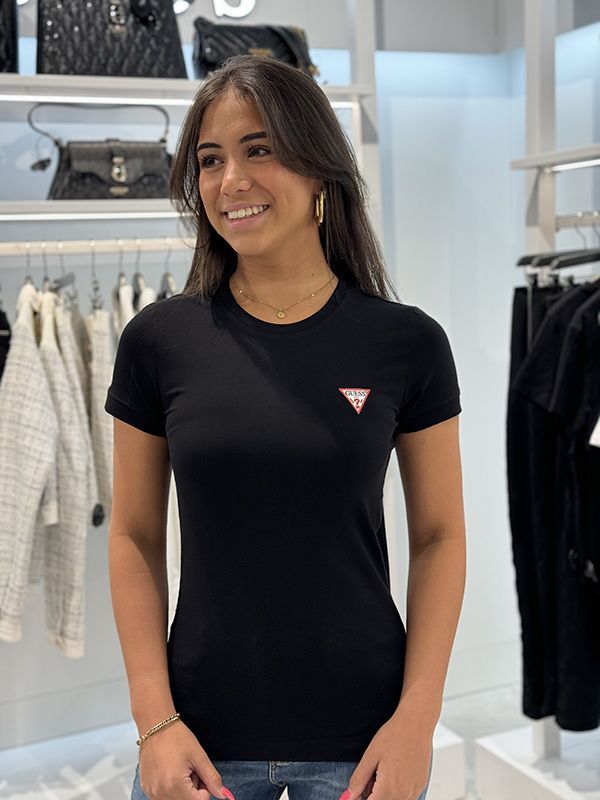 Guess - Basic Tee - Zwart