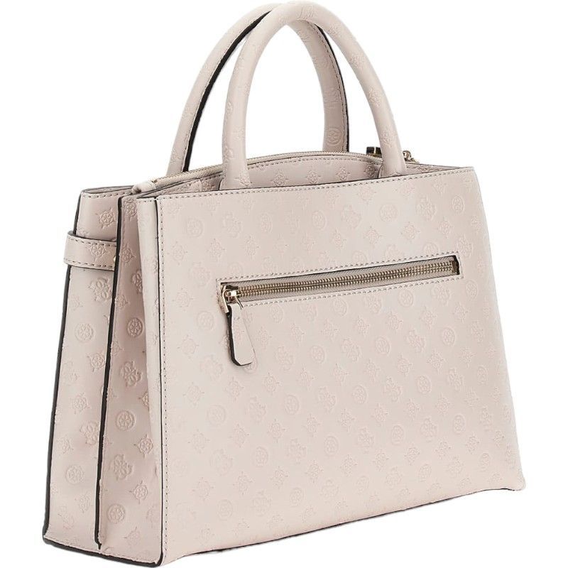 Guess - Arlena Logo Girlfriend Satchel - Beige