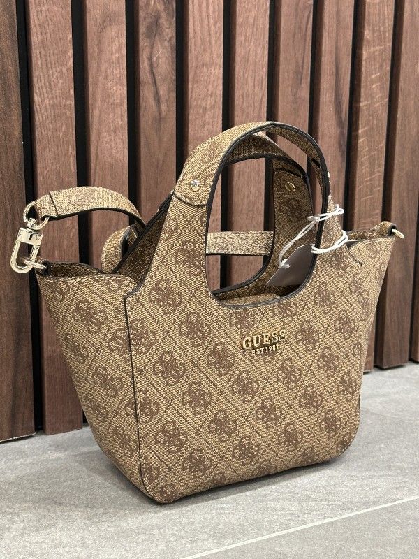 Guess - Calista 2 In 1 Mini Tote - Beige