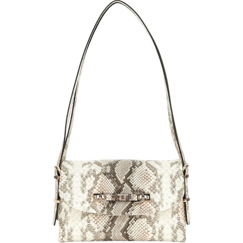 Guess - Lefia Flap Shoulder Bag - Beige