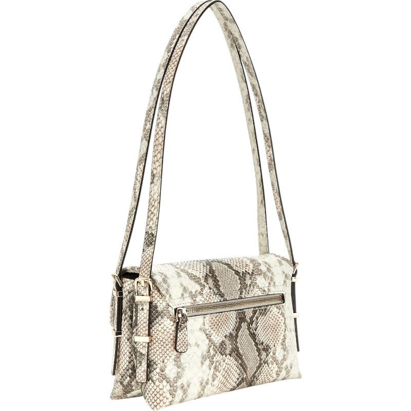 Guess - Lefia Flap Shoulder Bag - Beige
