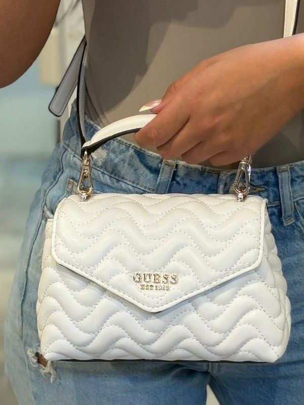 Guess - Melisandra Mini Tp Hndle Flap - Beige