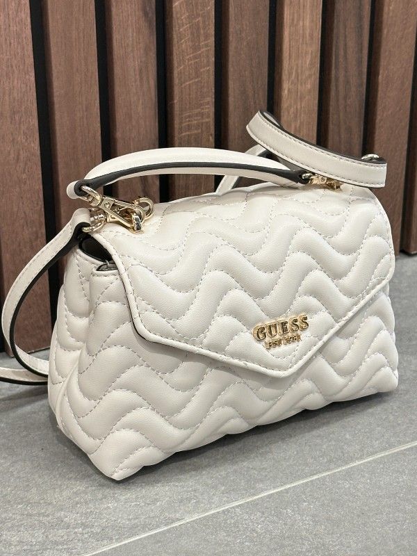 Guess - Melisandra Mini Tp Hndle Flap - Beige