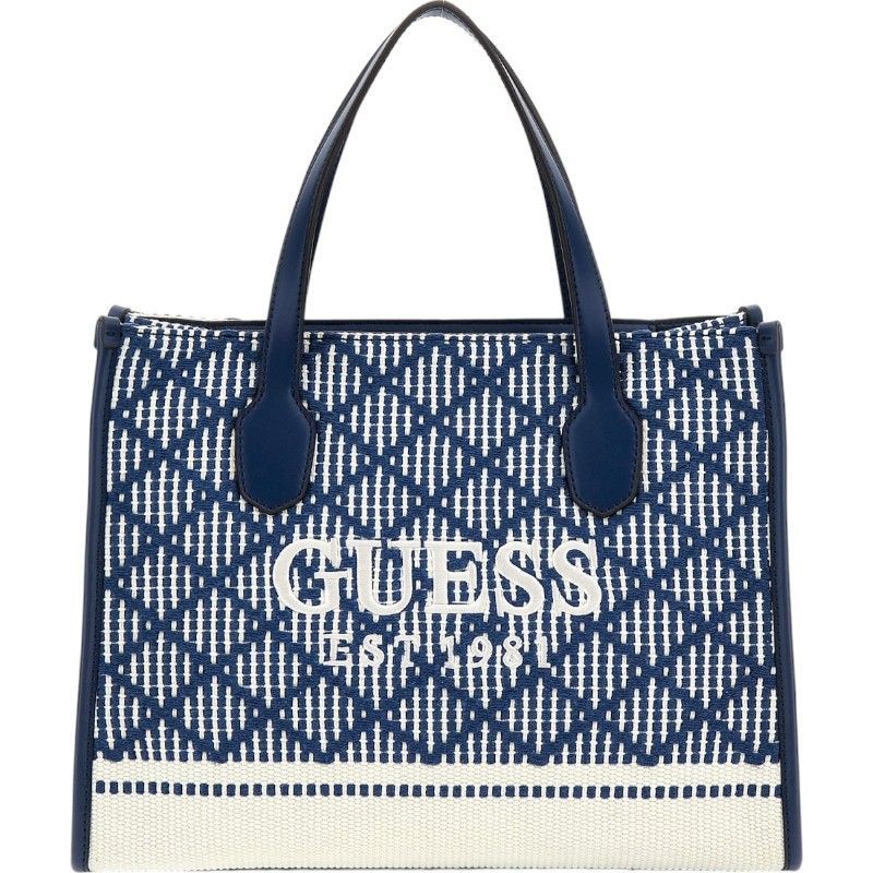 Guess - Silvana 2 Compartment Tote - Blauw