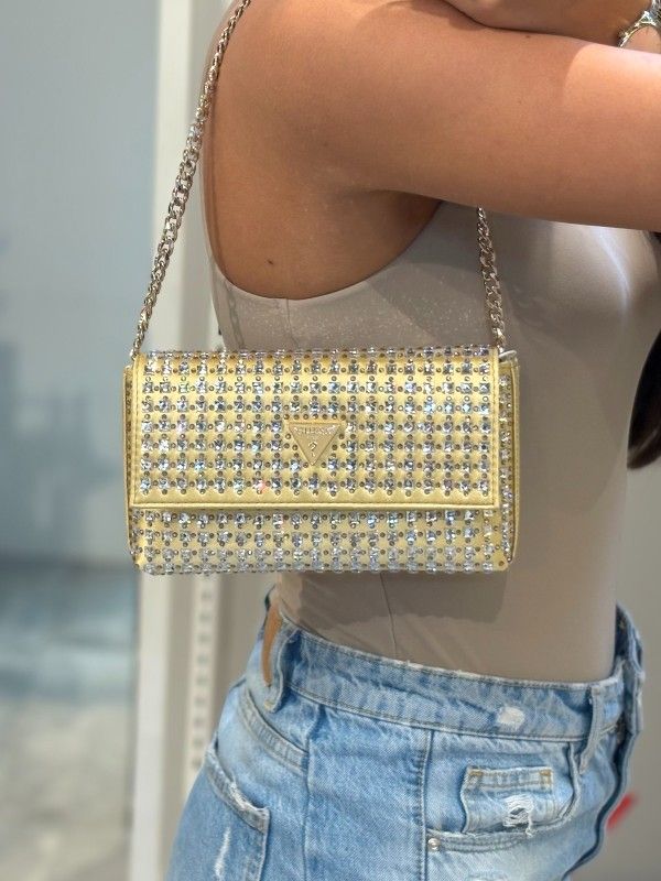 Guess - Zalina Mini Clutch - Goud
