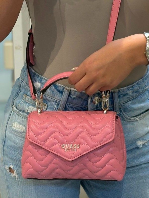 Guess - Melisandra Mini Tp Hndle Flap - Koraal