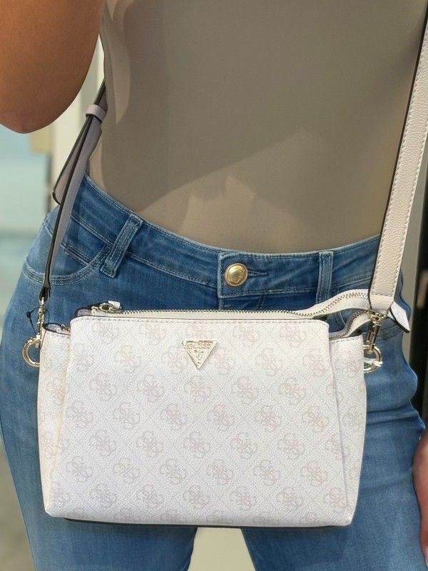 Guess - Noelle II Tri Comp Crossbody - Wit