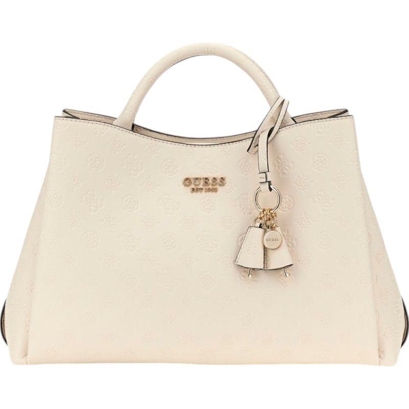 Guess - Phoebe Lrg Girlfriend Satchel - Wit