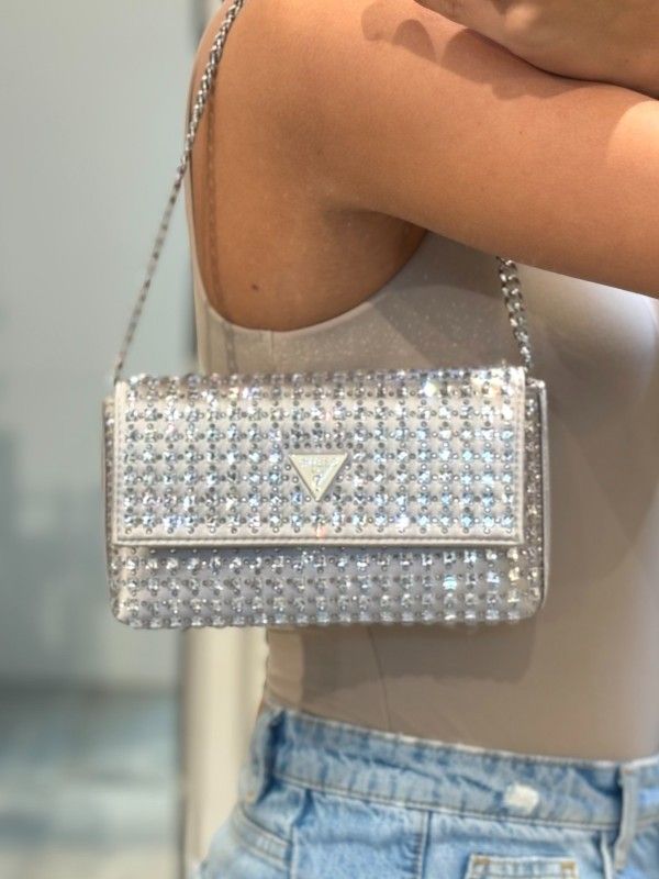 Guess - Zalina Mini Clutch - Zilver