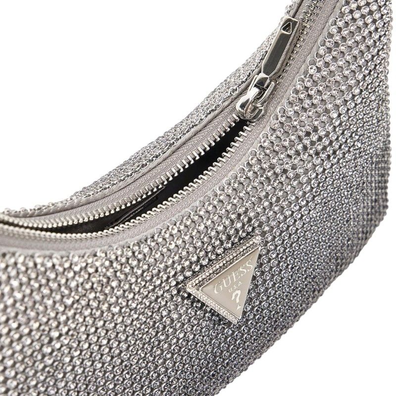 Guess - Zalina Mini Top Zip - Zilver