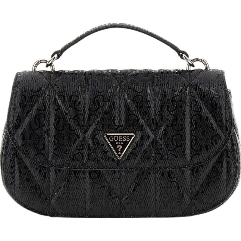Guess - Aldina Top Handle Flap - Zwart