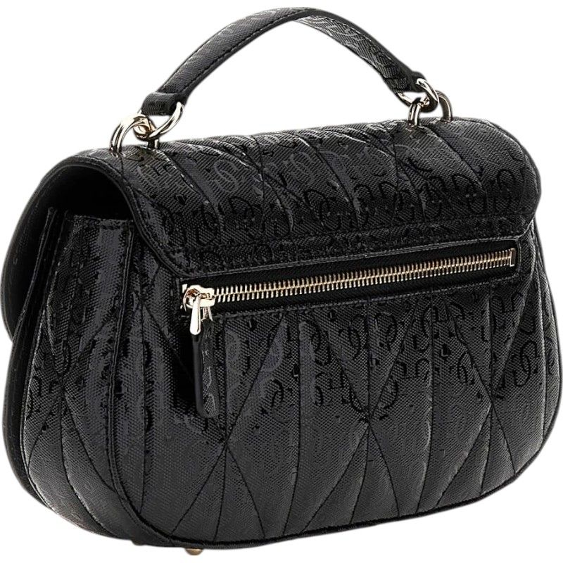 Guess - Aldina Top Handle Flap - Zwart