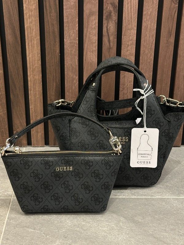 Guess - Calista 2 In 1 Mini Tote - Zwart