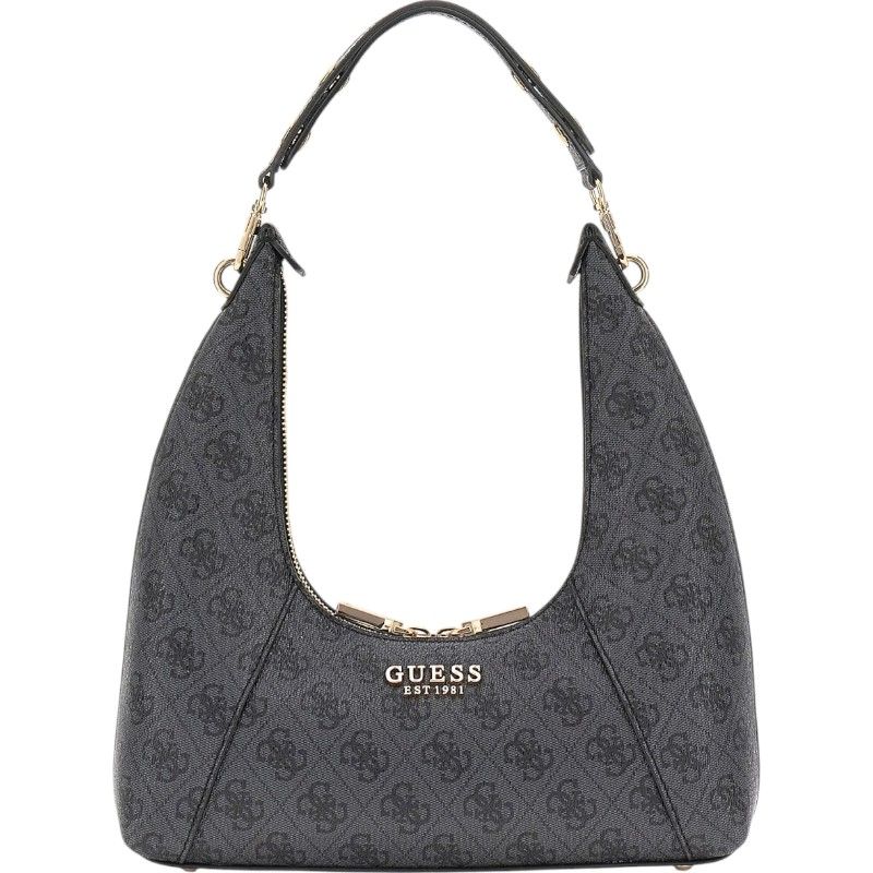 Guess - Calista Top Zip Shoulder Bag - Zwart