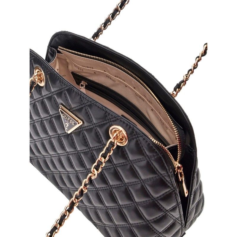 Guess - Giully Dome Satchel - Zwart