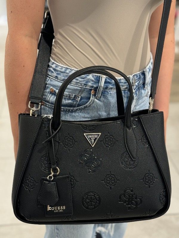 Guess - Keandra Girlfriend Satchel - Zwart