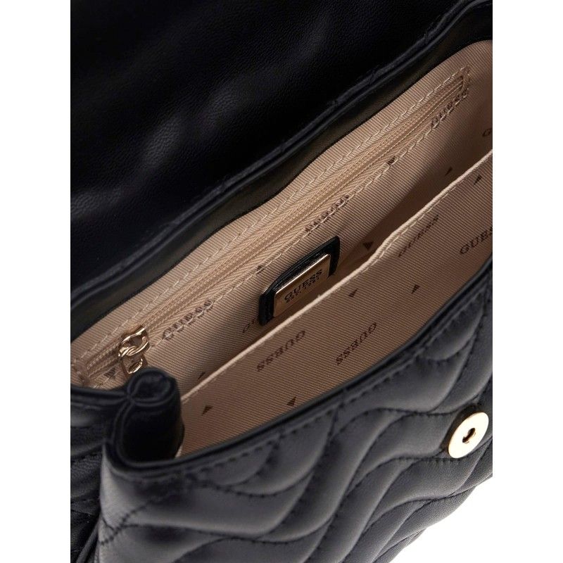 Guess - Melisandra Mini Tp Hndle Flap - Zwart