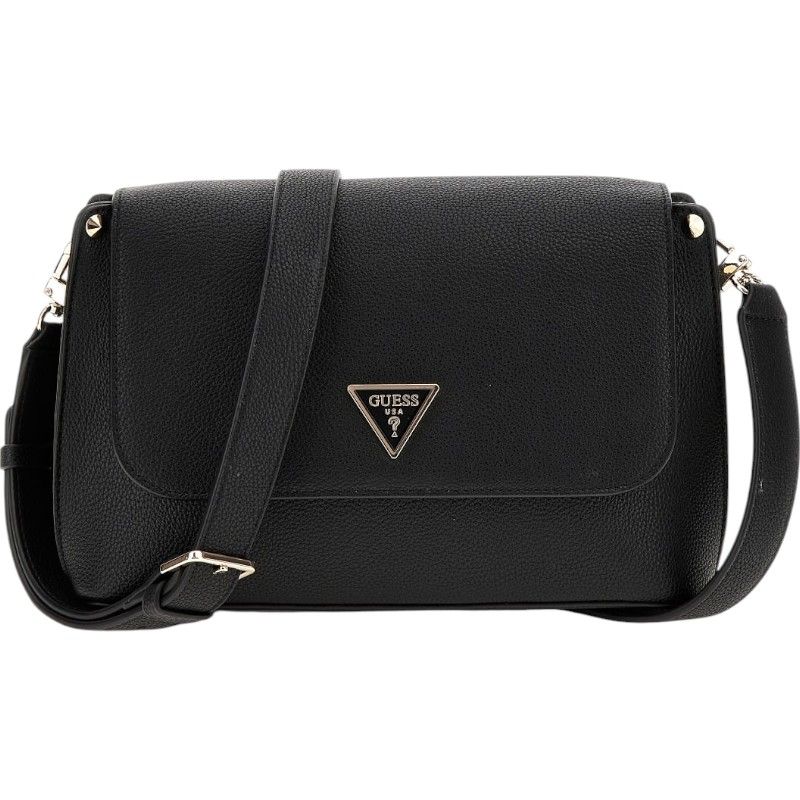 Guess - Meridian Flap Crossbody - Zwart