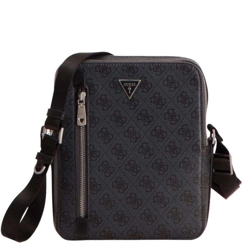 Guess - Torino Dbl Zip Xbody - Zwart