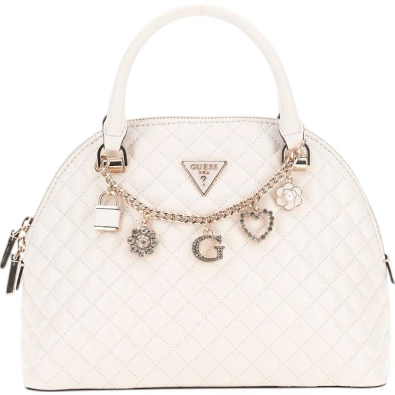 Guess - Everlee Dome Satchel - Wit
