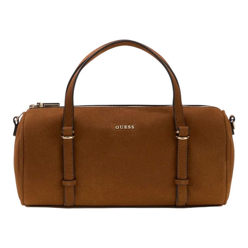 Guess - Taylor Mini Barrel Satchel - Cognac