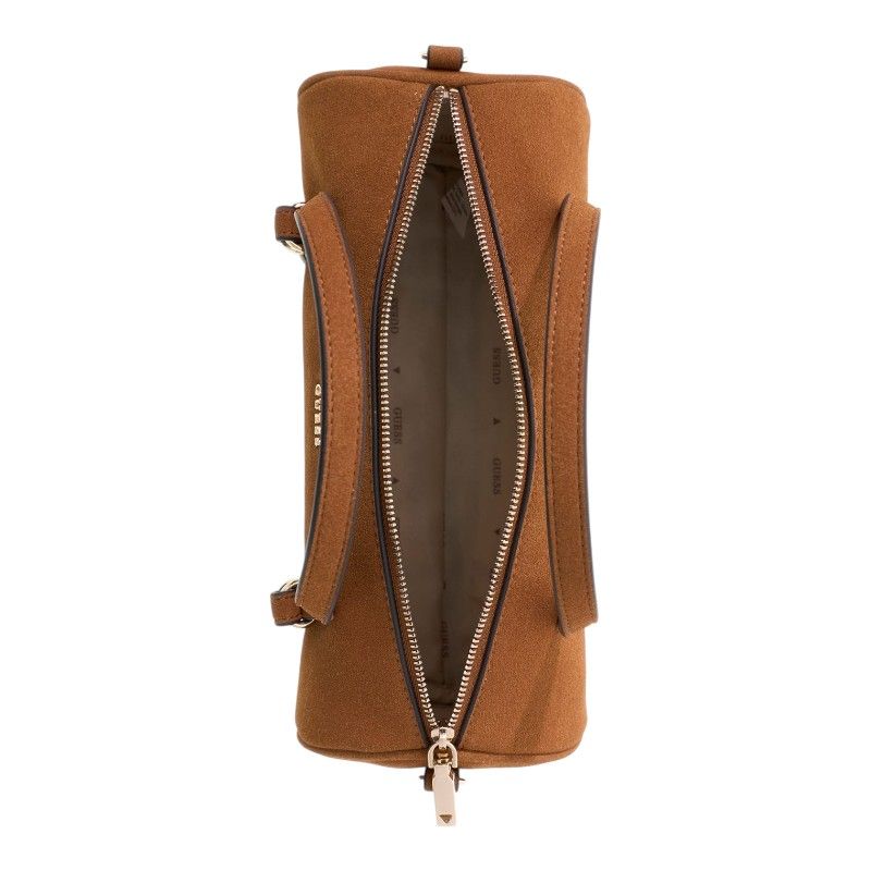 Guess - Taylor Mini Barrel Satchel - Cognac
