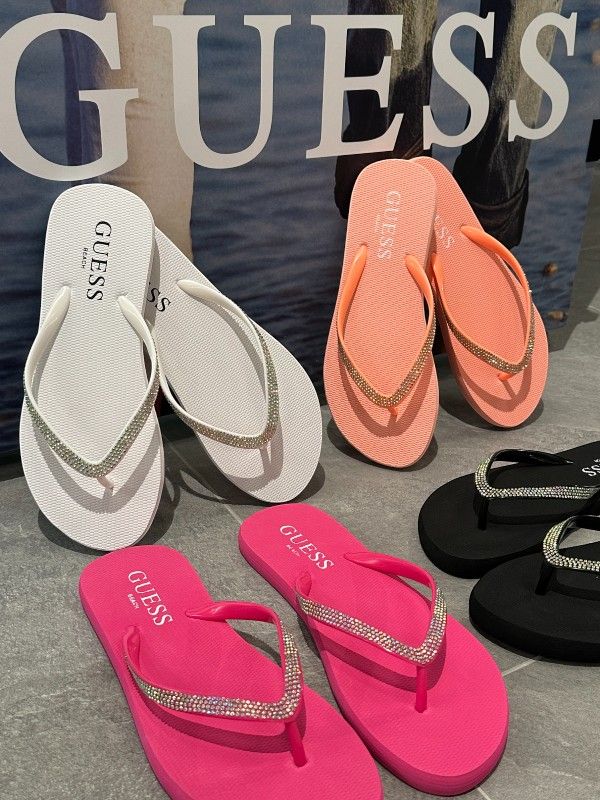 Guess - Flip Flop Rhinestone - Roze