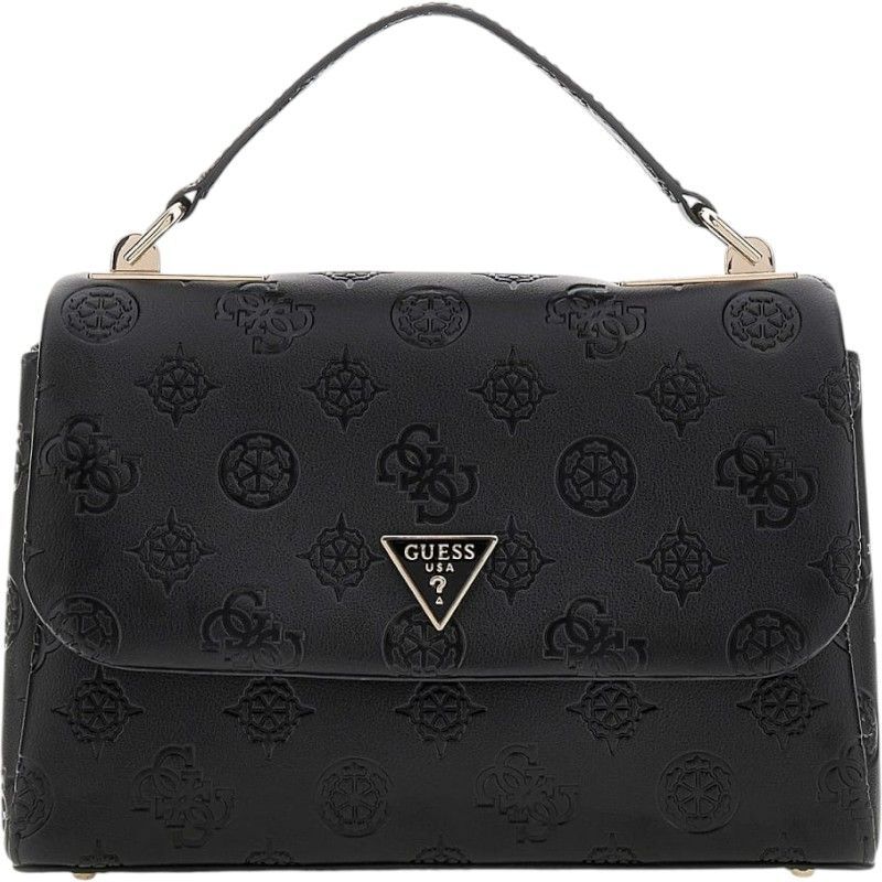 Guess - Tisha Top Handle Flap - Zwart