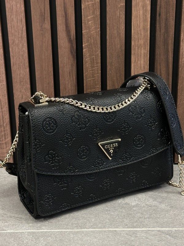 Guess - Tisha Top Handle Flap - Zwart