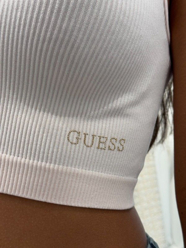 Guess - Raquel Lace Seamless Top - Roze