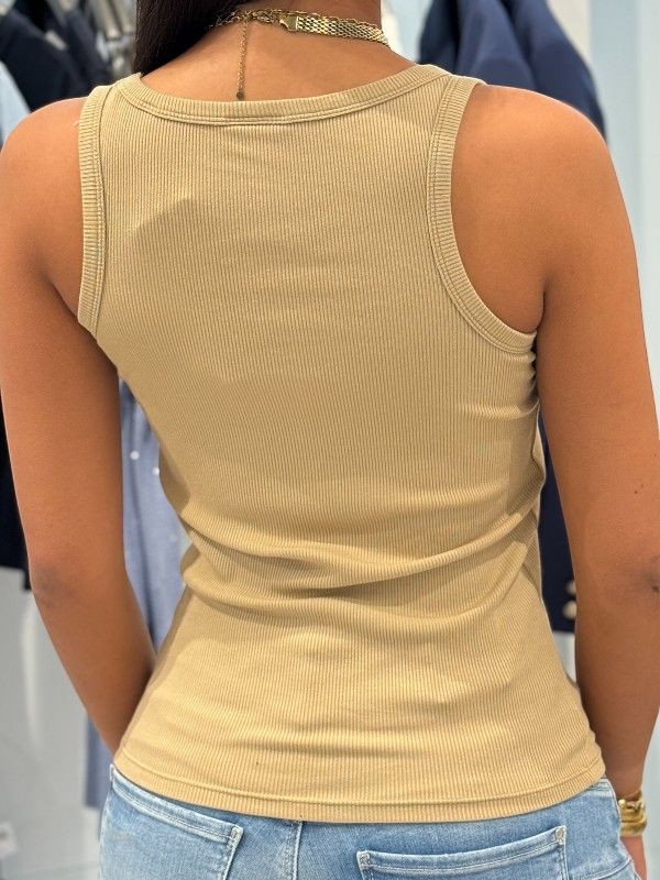 Guess Active - Colette Rib Tank - Beige