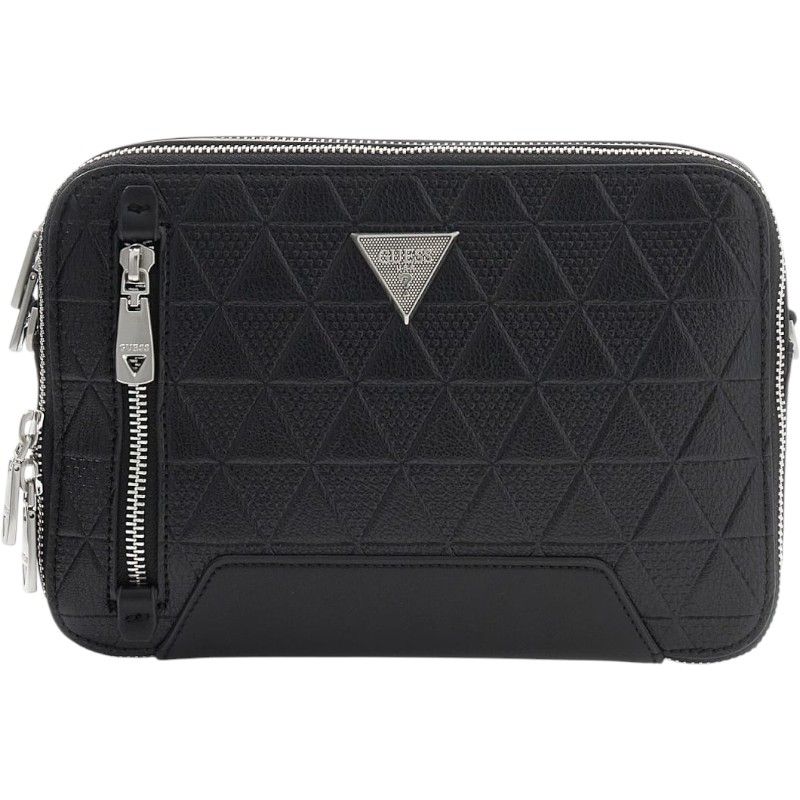 Guess - Torino Camera Bag Double Zip - Zwart