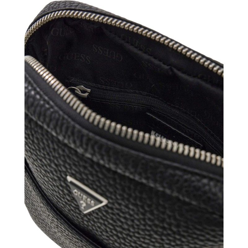 Guess - Torino Top Zip Crossbody - Zwart