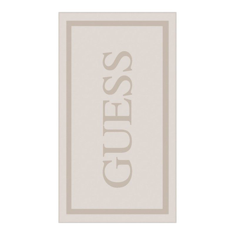 Guess - Towel Jacquard Guess Frame - Beige