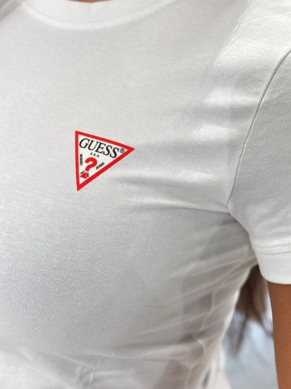 Guess - Triangle Tee - Wit