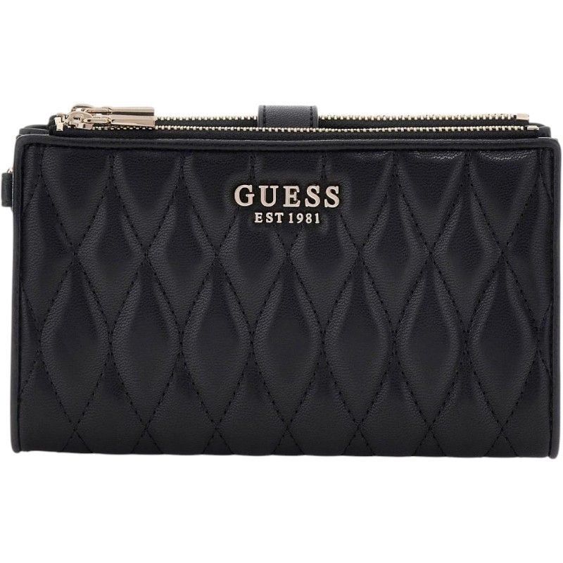 Guess - Valla Slg Dbl Zip Organizer - Zwart