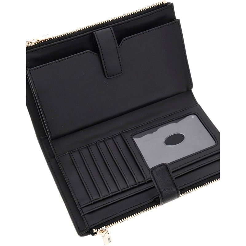 Guess - Valla Slg Dbl Zip Organizer - Zwart
