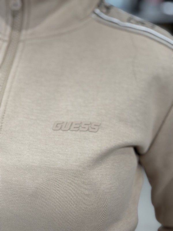 Guess Active - Britney Full Zip Sweatshirt - Beige