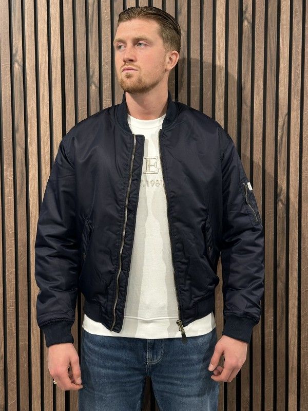 Guess Jeans - Gj Bomber Jkt - Blauw